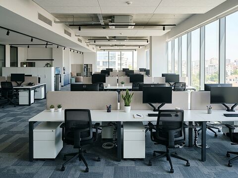 Açık ofis ve çalışma alanları
