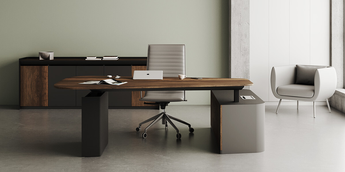 ergonomik yönetici masası takımı