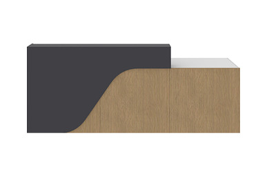 Larya Sol Yönlü Karşılama Bankosu 280cm - Bankolar