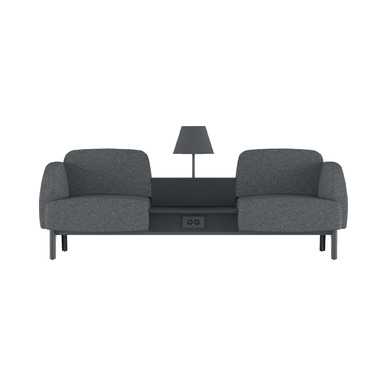 Bounty Ahşap Sehpa Detaylı Bekleme Koltuğu - Bekleme Koltukları