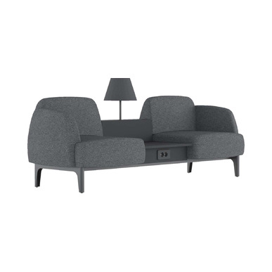 Bounty Ahşap Sehpa Detaylı Bekleme Koltuğu - küçük detay görsel 2 - Bekleme Koltukları