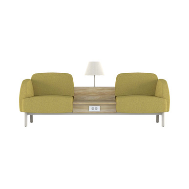 Bounty Ahşap Sehpa Detaylı Bekleme Koltuğu - küçük detay görsel 3 - Bekleme Koltukları