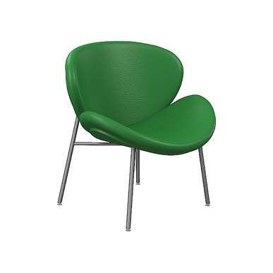 brink antrasit boyalı ayak tekli bekleme koltuğu