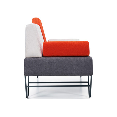 Citrine Kumaş Döşemeli Dekoratif Üçlü Bekleme Koltuğu - küçük detay görsel 3 - Bekleme Koltukları