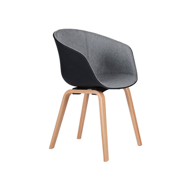 conta plus kontra ahşap ayak döşemeli bekleme koltuğu