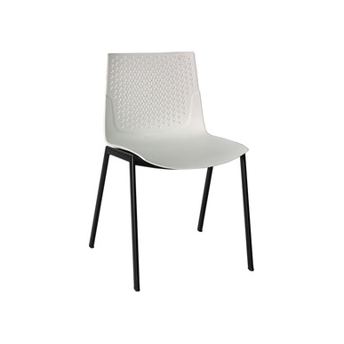 coon beyaz plastik boyalı tasarım sandalye