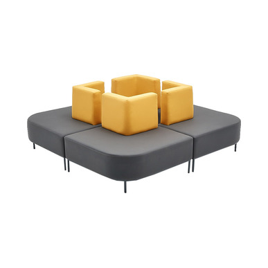 Dinhe Modüler Bekleme Koltuğu - küçük detay görsel 5 - Bekleme Koltukları