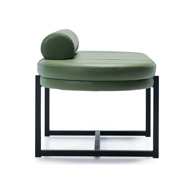 Diopsit Deri Döşemeli Boyalı Profil Ayak Bekleme Koltuğu - küçük detay görsel 3 - Bekleme Koltukları