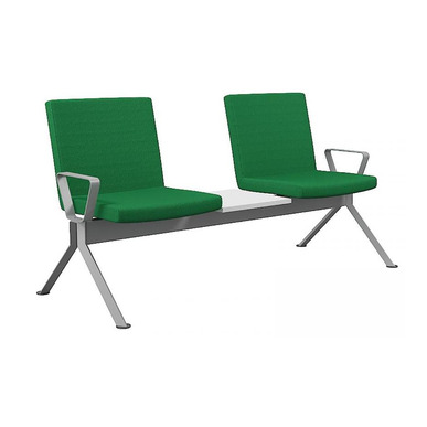 durance boyalı metal ayak ikili sehpalı bekleme koltuğu