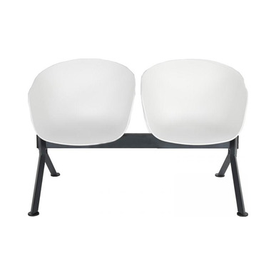 massive beyaz plastik gövde ikili bekleme koltuğu