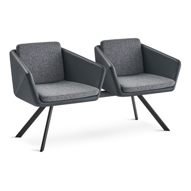 menso minderli modern ikili bekleme koltuğu