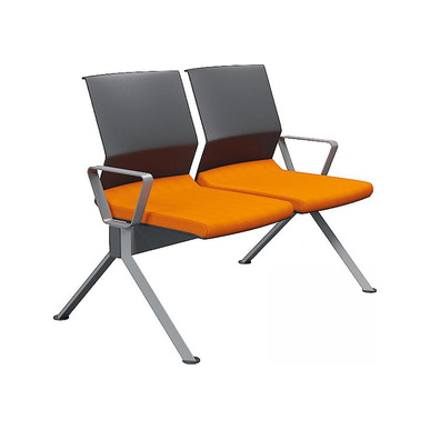 moor metal kol ayak ikili bekleme koltuğu