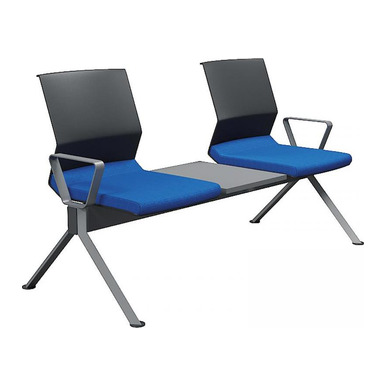 moor metal kol ayak ikili sehpalı bekleme koltuğu