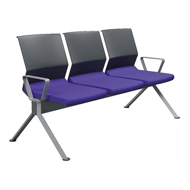 moor metal kol ayak üçlü bekleme koltuğu