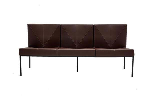 nock üçlü kolsuz bekleme koltuğu