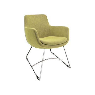 ojie krom tel ayaklı misafir koltuğu