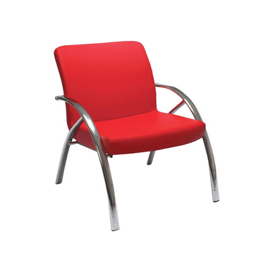 orvenda krom ayaklı tekli bekleme koltuğu