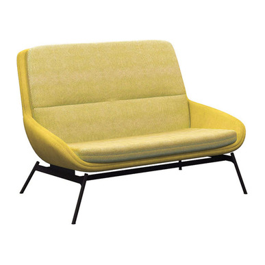 pair boyalı metal ayak ikili bekleme koltuğu