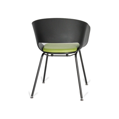 pendy plus siyah oturak döşemeli boyalı pingo ayak bekleme koltuğu - küçük detay görsel 4