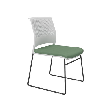 settle beyaz gövde boyalı ayak kolsuz bekleme koltuğu