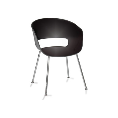 tereos plus siyah plastik gövde 4lü krom boru pingo ayak bekleme koltuğu