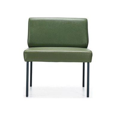 thiner deri döşemeli boru ayak orta beklemek koltuğu