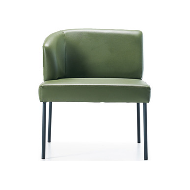 thiner deri döşemeli boru ayak sol beklemek koltuğu