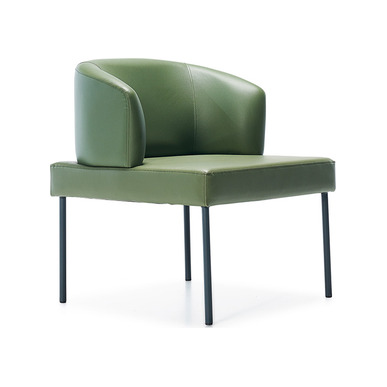 Thiner Deri Döşemeli Boru Ayak Tekli Beklemek Koltuğu - küçük detay görsel 3 - Bekleme Koltukları