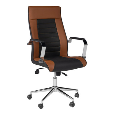 Barge Deri Döşemeli Modern Şef Koltuğu - Çalışma Koltukları