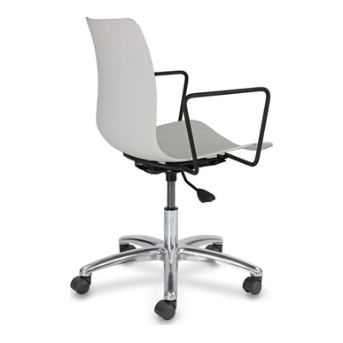 chais alüminyum ayak boyalı kol şef koltuğu - küçük detay görsel 2