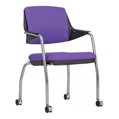 comrade krom sırt döşemeli 4lü boru ayak toplantı koltuğu