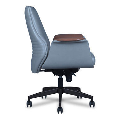 davis metal ayaklı kol deri detaylı şef koltuğu - küçük detay görsel 3