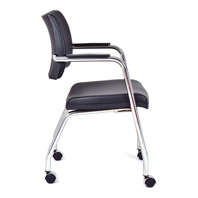 fream metal ayaklı tekerlekli toplantı koltuğu - küçük detay görsel 3