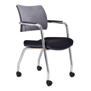 fream metal ayaklı tekerlekli toplantı koltuğu