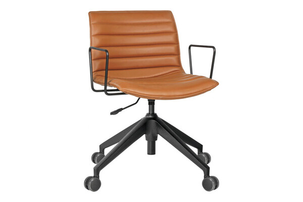 journey döşemeli plastik boyalı ayak toplantı koltuğu