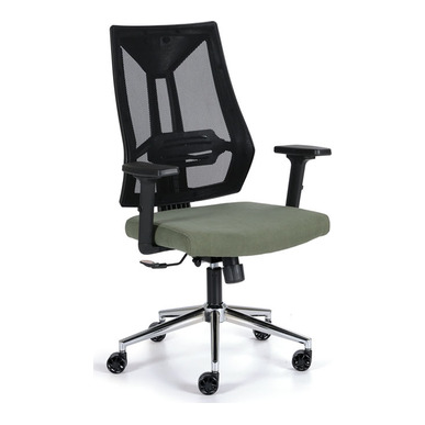 Lebo Fileli Krom Ayak Şef Koltuğu - Çalışma Koltukları