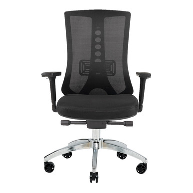 mashin senkron mekanizmalı krom ayak şef koltuğu