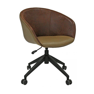 massive plastik gövde döşemeli 4lü plastik tekerlekli ayak şef koltuğu