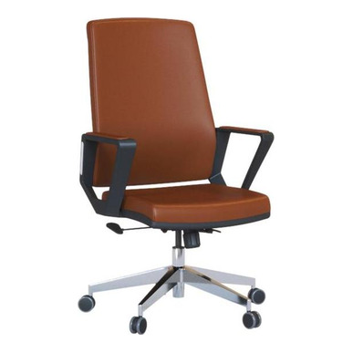 mathine plastik kol alüminyum ayak derili toplantı koltuğu