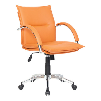 Mervano Krom Ayaklı Şef Koltuğu - Çalışma Koltukları