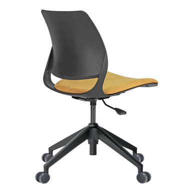 neck dörtlü plastik ayak kolsuz çalışma koltuğu - küçük detay görsel 2