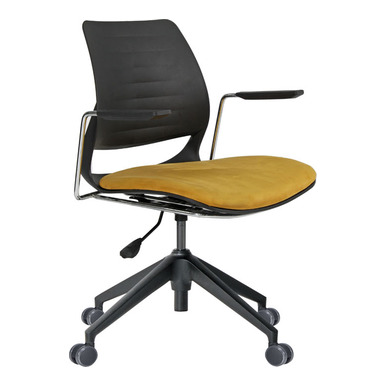 neck dörtlü plastik ayak krom kol çalışma koltuğu