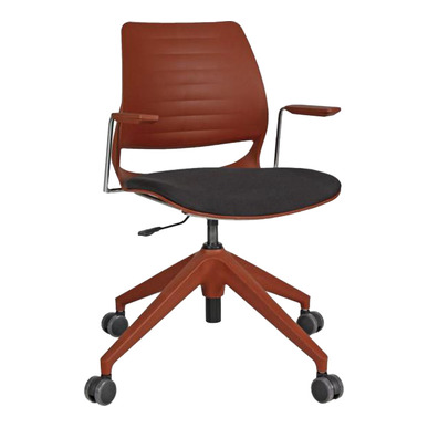 Neck Kiremit Plastik Gövde Krom Kol Çalışma Koltuğu - Çalışma Koltukları