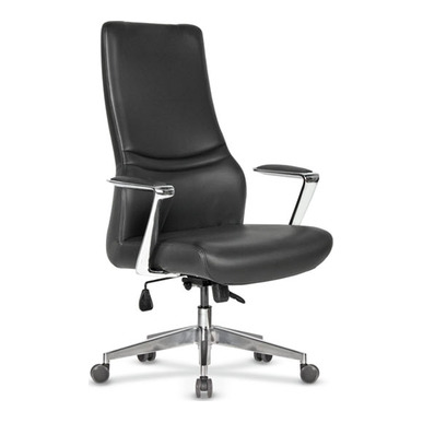 nobita deri döşeme alüminyum kol ayak toplantı koltuğu