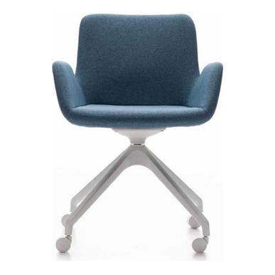 nosva döner mekanizmalı beyaz ayaklı şef koltuğu