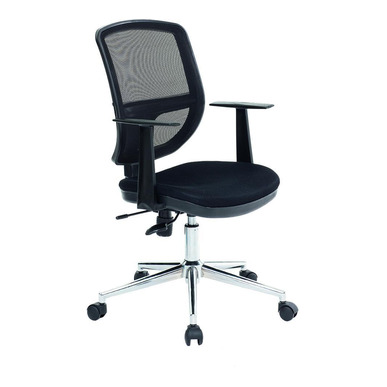 pastore fileli krom ayaklı çalışma koltuğu