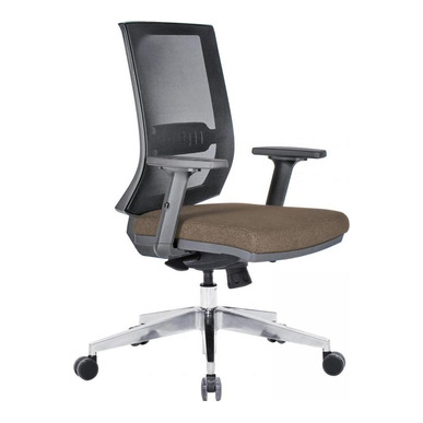 Quarter Alüminyum Ayak Ayarlı Kol Senkron Mekanizma Toplantı Koltuğu - Çalışma Koltukları