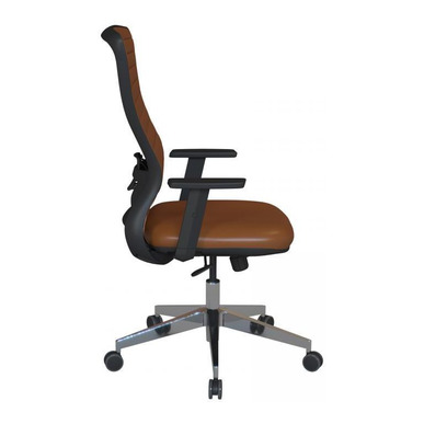 reva döşemeli alüminyum ayarlı kol çalışma koltuğu - küçük detay görsel 2