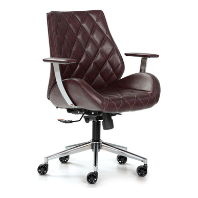 sangkar krom ayaklı şef koltuğu