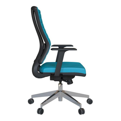 Slant Döşemeli Alüminyum Sabit Kol Senkron Mekanizma Çalışma Koltuğu - küçük detay görsel 2 - Çalışma Koltukları